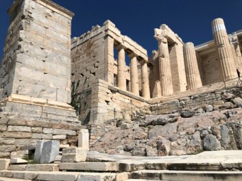 Ancient Greek ruins in Athens