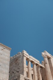 A temple in Athens, Greece