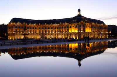 The Place de la Bourse in Bordeaux, France