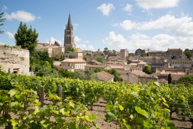 A view of the city of Bordeaux, France