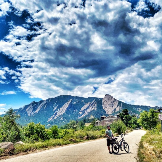 The scenic overlook in Boulder, Colorado