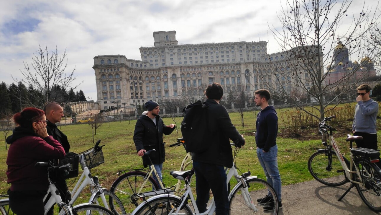 The Palace of Parliament in Bucharest, Romania