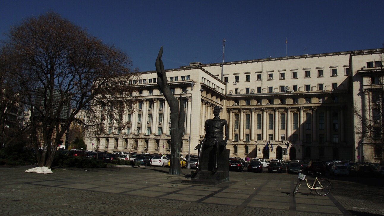 Revolution Square in Bucharest, Romania