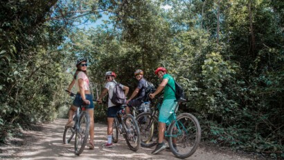 Trail riding in Tulum