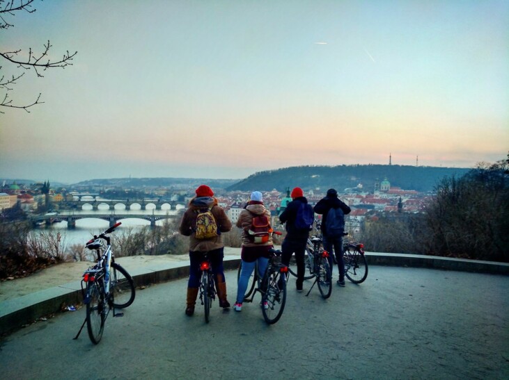 Prague in the evening