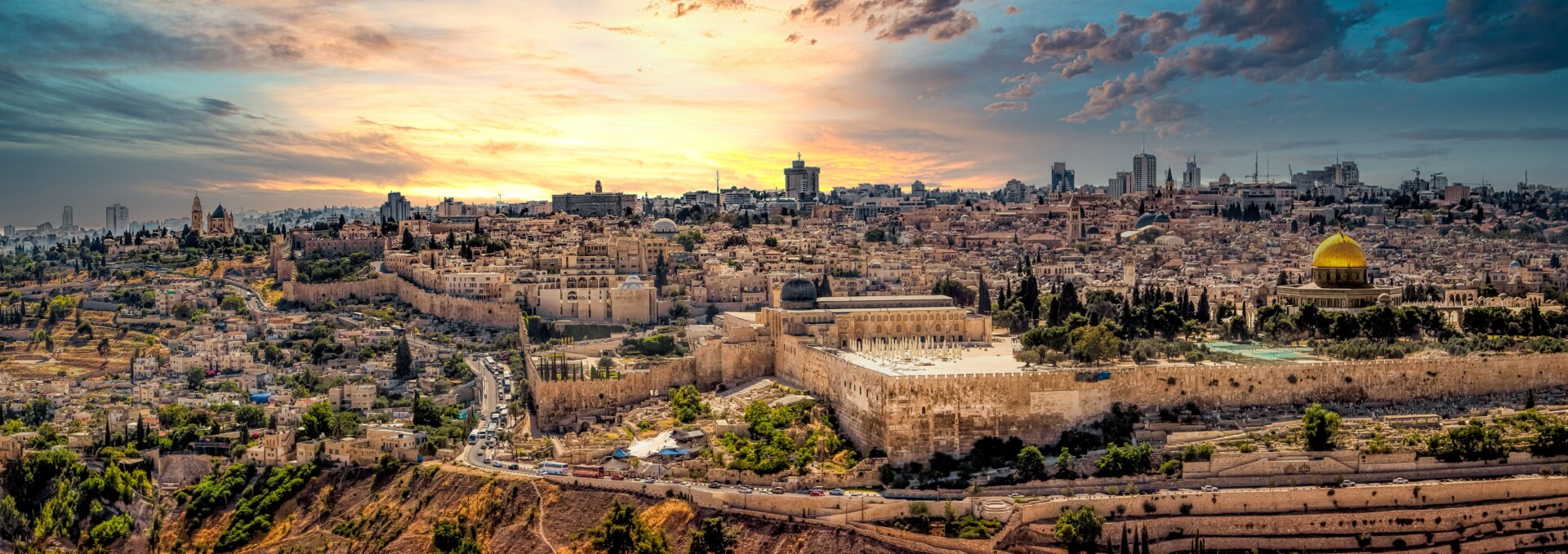 Jerusalem at sunrise