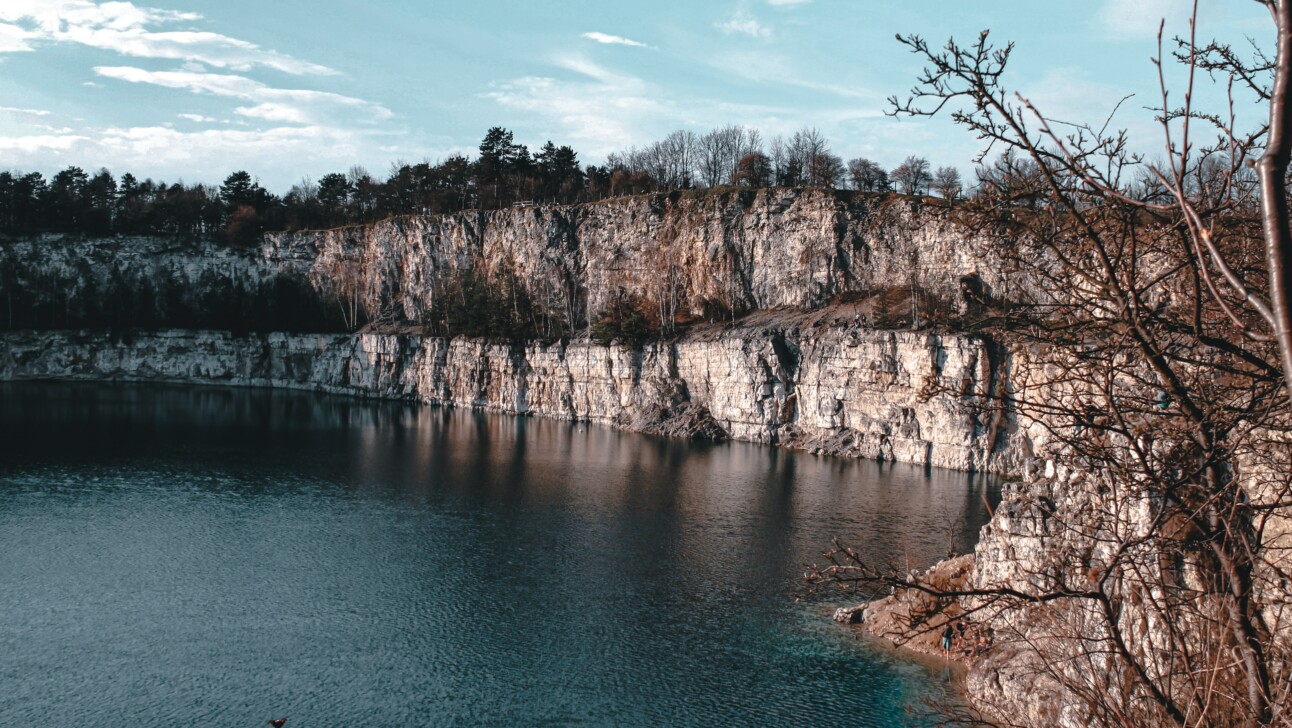 Zakrzówek Lake near Krakow, Poland