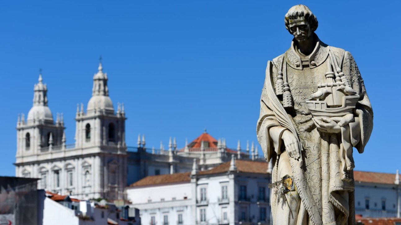 The Sao Vincente de Fora Monastery in Lisbon, Portugal