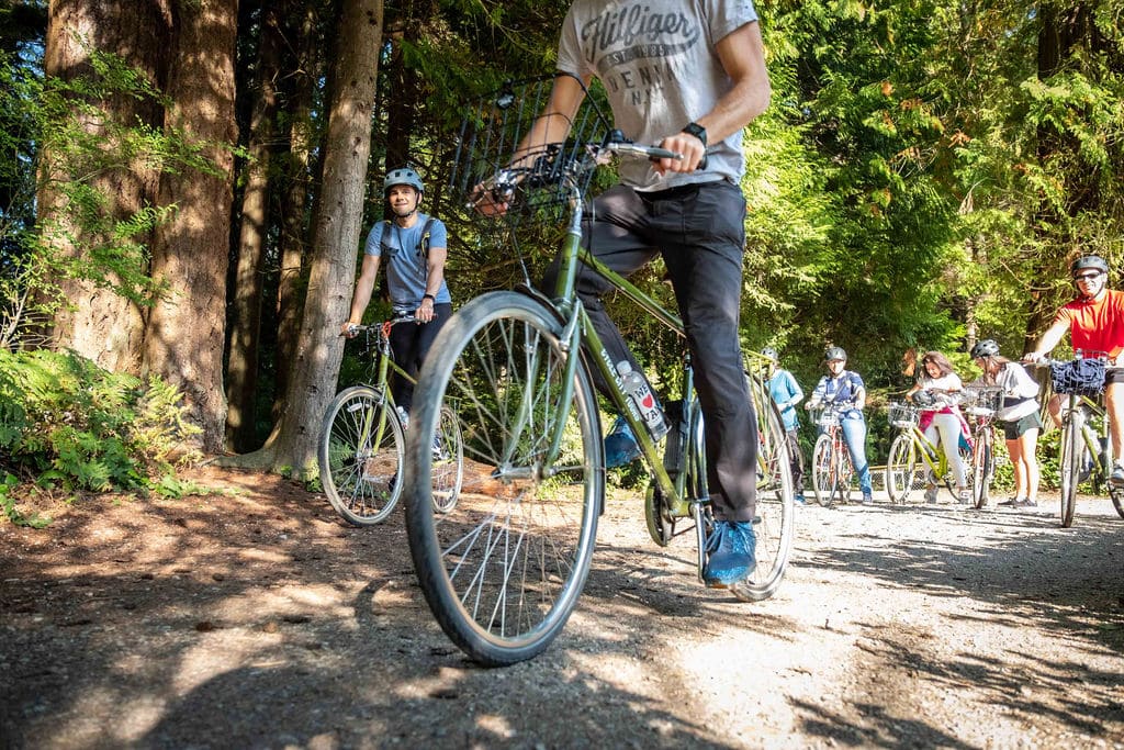 All terrain bikes in Stanley Park