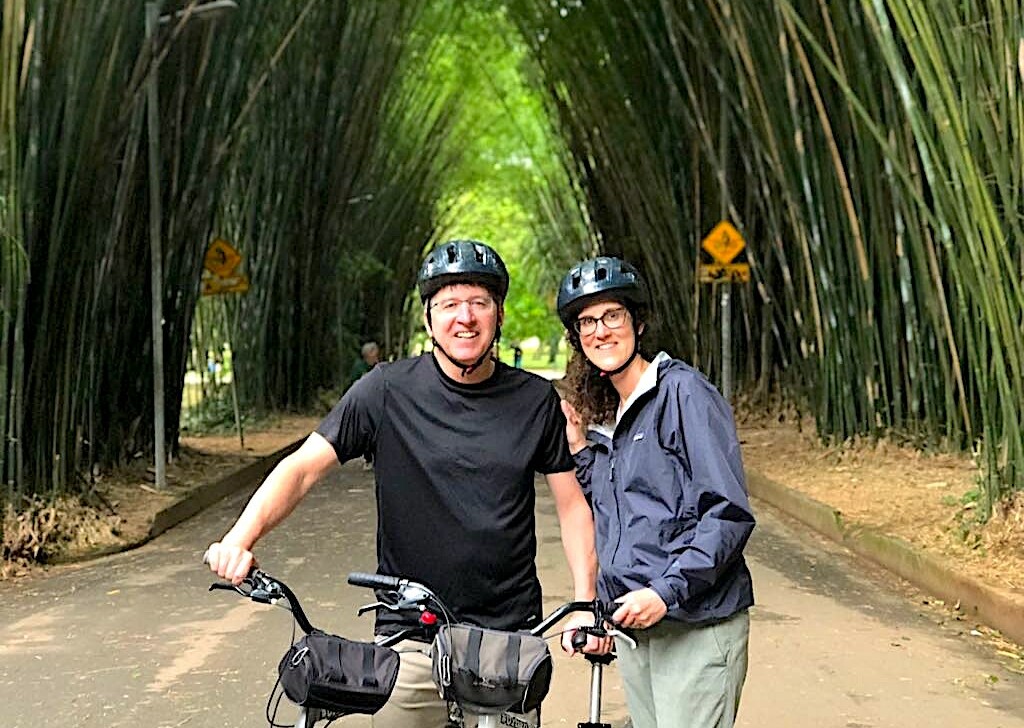 Bamboo lanes in Sao Paulo