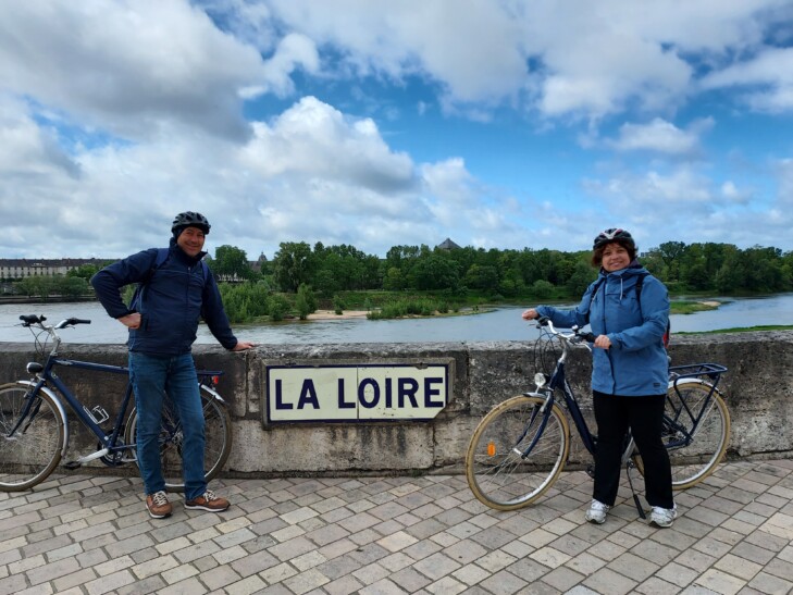 Loire River in Tours, France